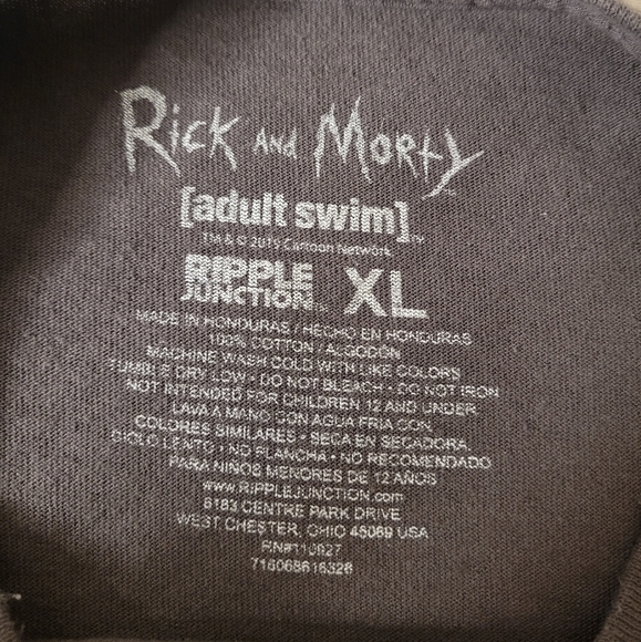 Rick And Morty Graphic Tee Short Sleeve sz XL - Picture 2 of 6